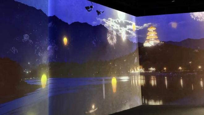 艺术展在石景山功碑阁开展“永定河传说”数字文化(图5)